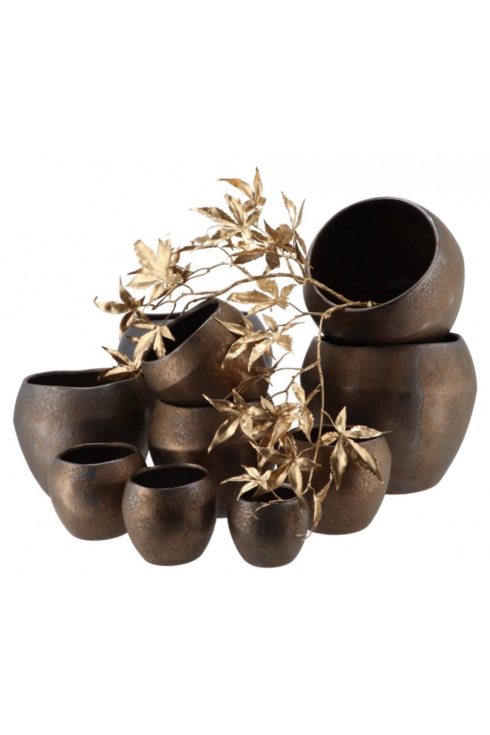 Bloempot Amarah Bronze 13Hx13Øx10Ø