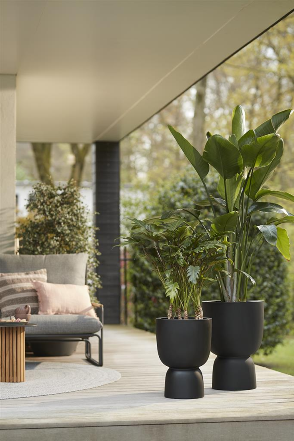 Bloempot Elho Pure Coupe 35 cm Black