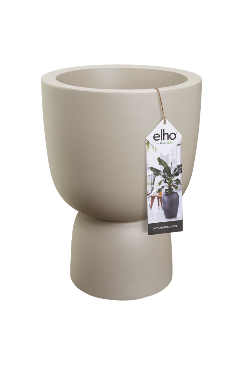 Bloempot Elho Pure Coupe 35 cm Balanced Beige