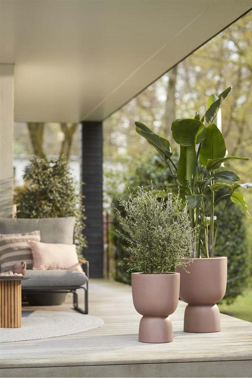 Bloempot Elho Pure Coupe 35 cm Rosy Brown