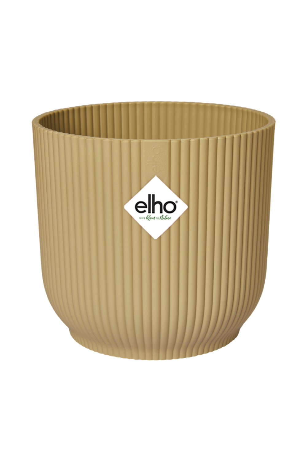 Bloempot Elho Vibes Fold rond 14 cm Butter Yellow