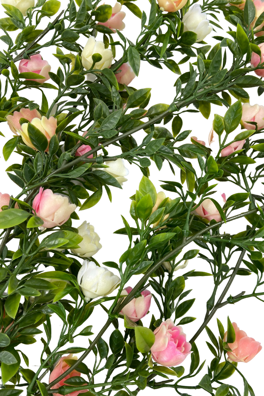 Rozen Kunst Hangplant Crème/Roze 75cm