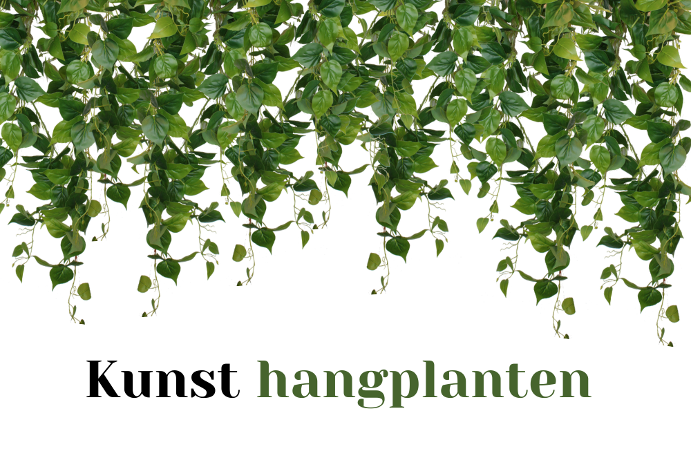 Mogelijkheden met kunst hangplanten