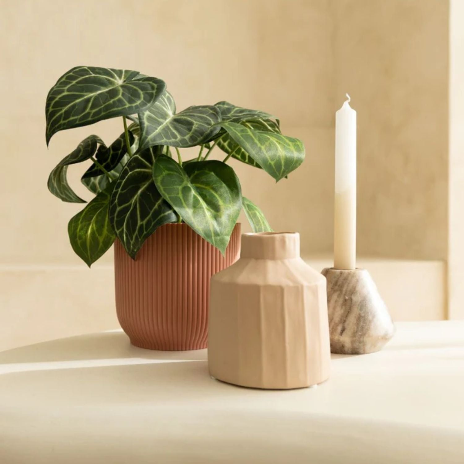 categorie met kleine kunstplanten