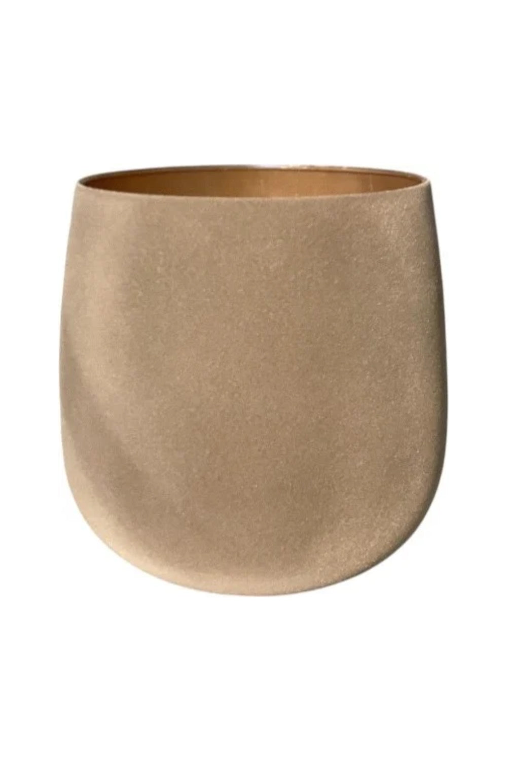 Bloempot Velvet Taupe 30x30cm
