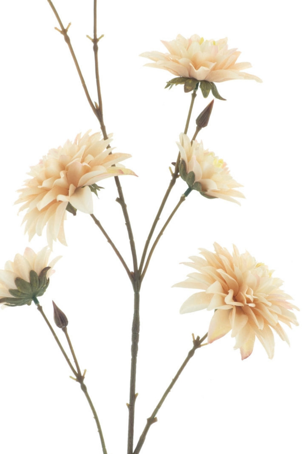 Dahlia kunstbloem Creme 96cm