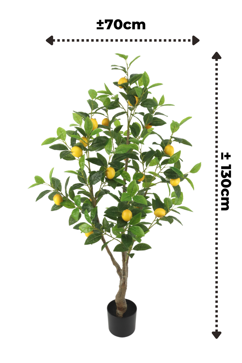 afmetingen citroen kunstboom 130cm
