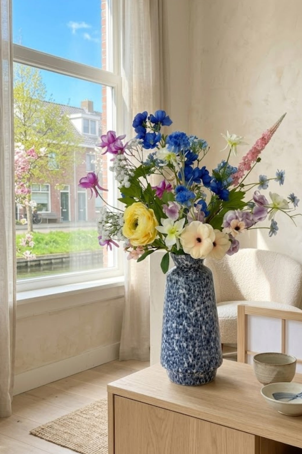 Lentespecial Kunstboeket Field Flowers