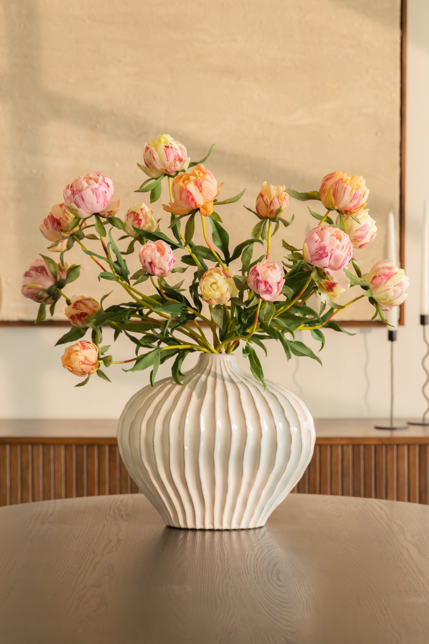 Kunstboeket Peony Heritage