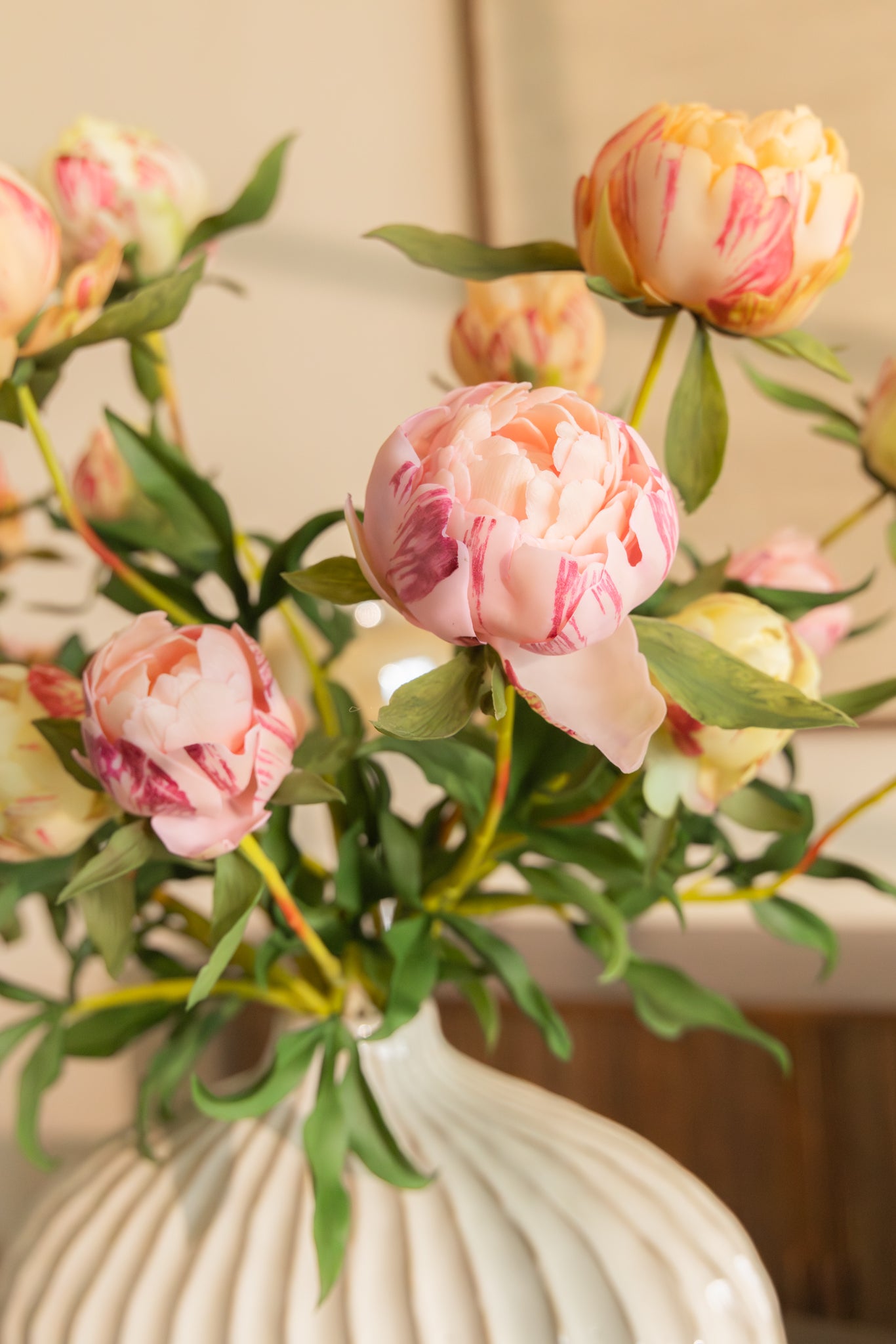 Kunstboeket Peony Heritage