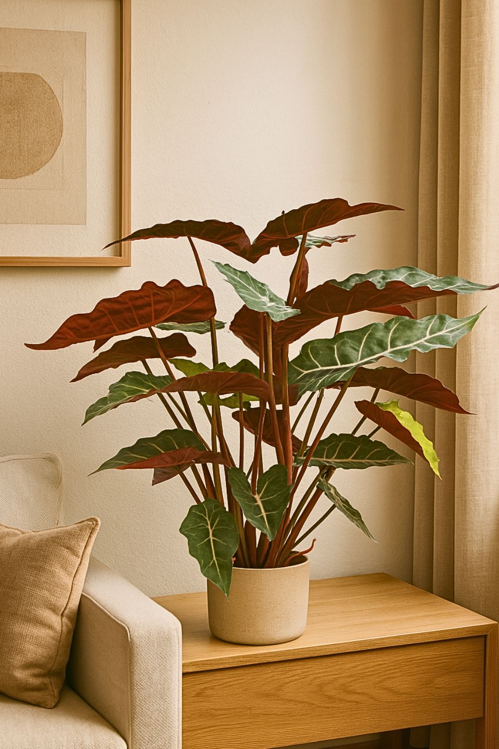 Alocasia Kunstplant 80cm