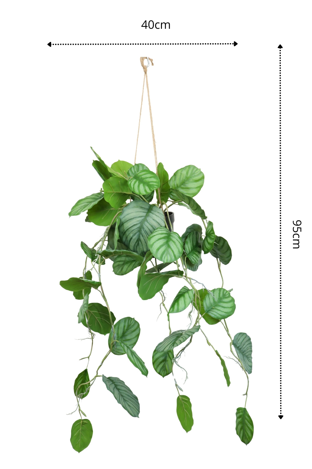 Calathea Kunst Hangplant 95cm