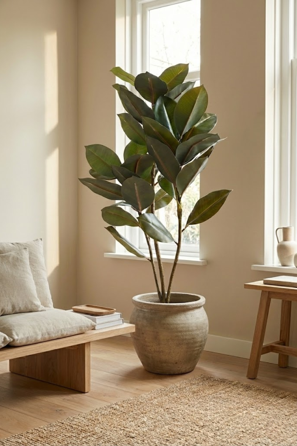 Ficus Elastica Kunstplant 105cm