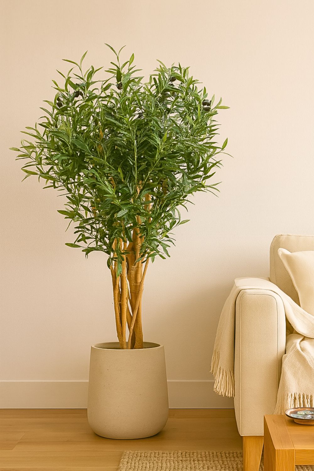 Kunst Olijfboom 120cm Deluxe