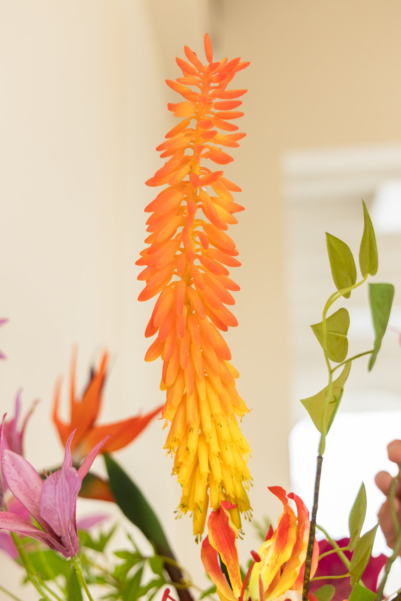 Kunstboeket Tropical Sunset L