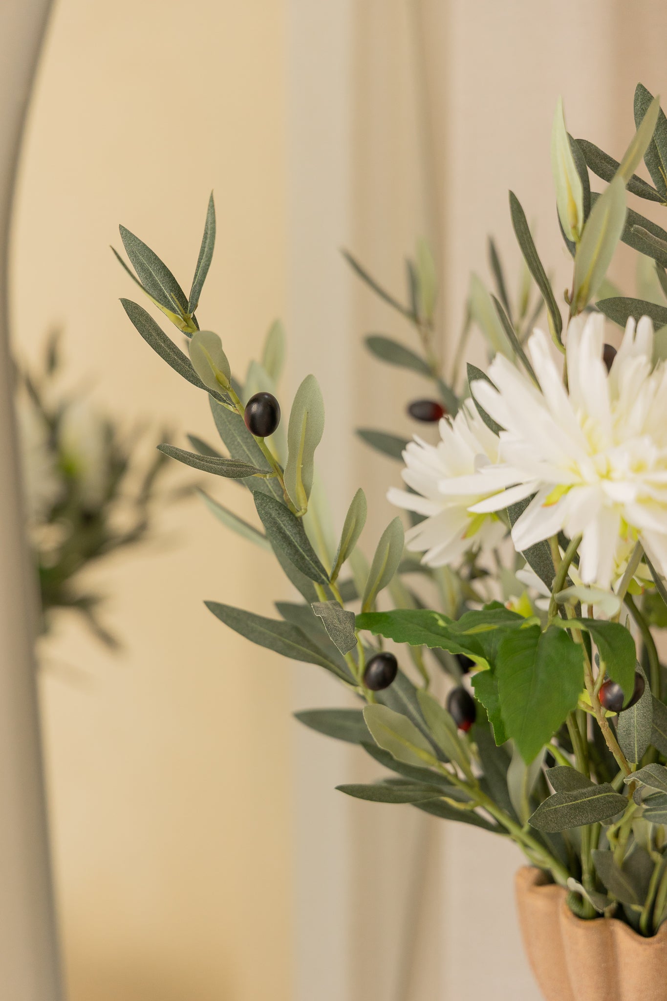 Kunstboeket Olive Oasis