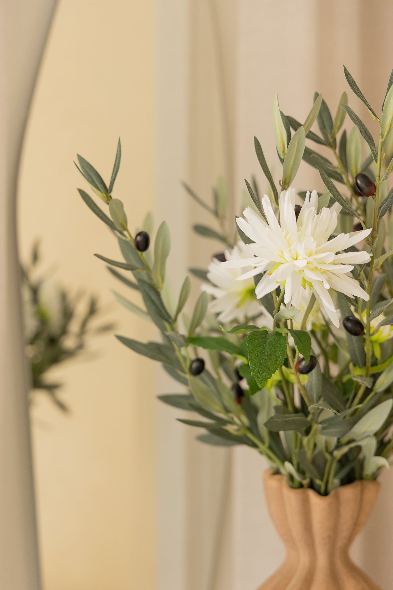 Kunstboeket Olive Oasis