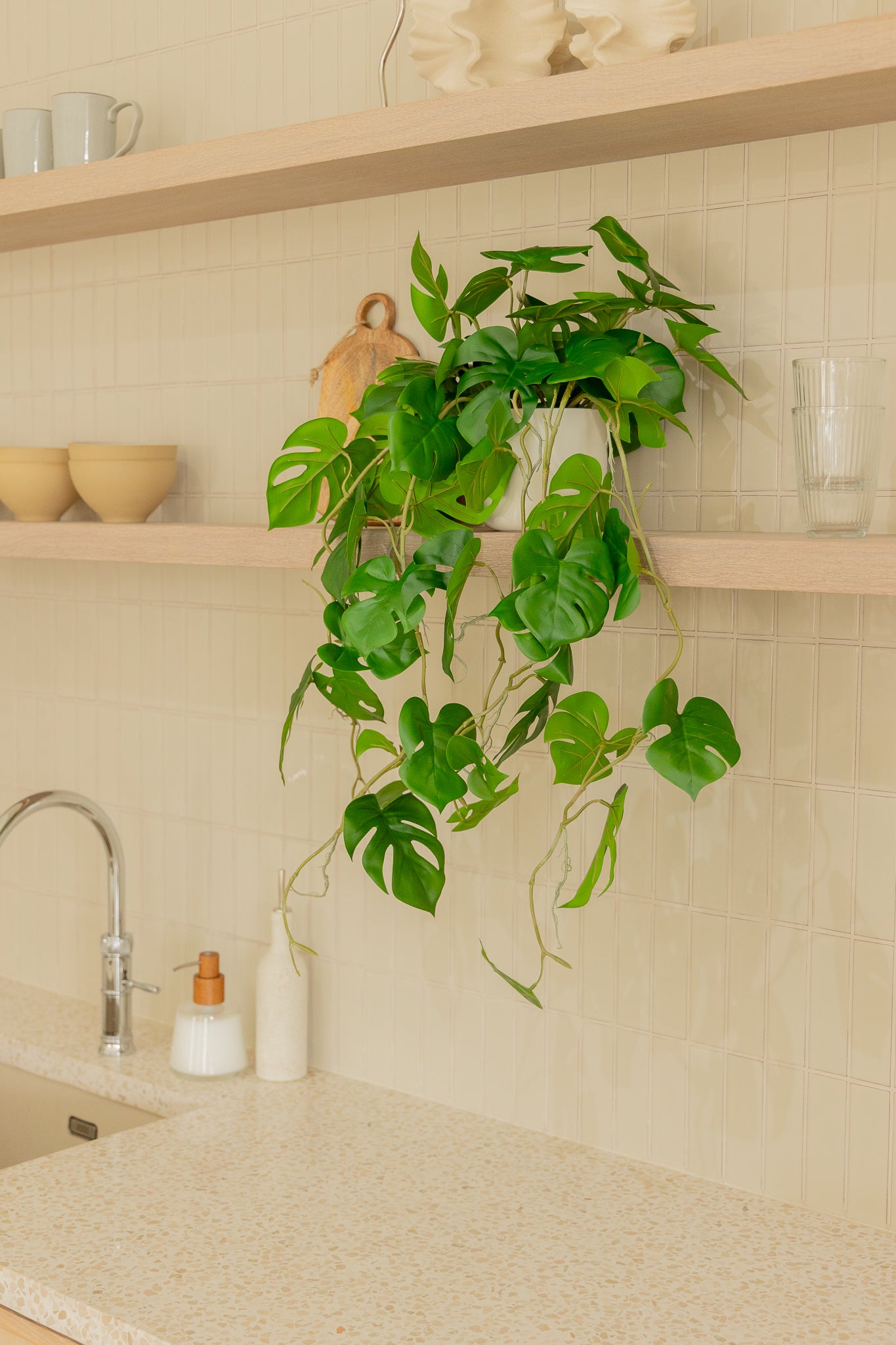 Monstera Kunst Hangplant 95cm