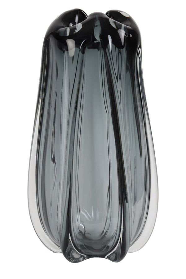 Vaas Murela 21x38cm Glas Grijs