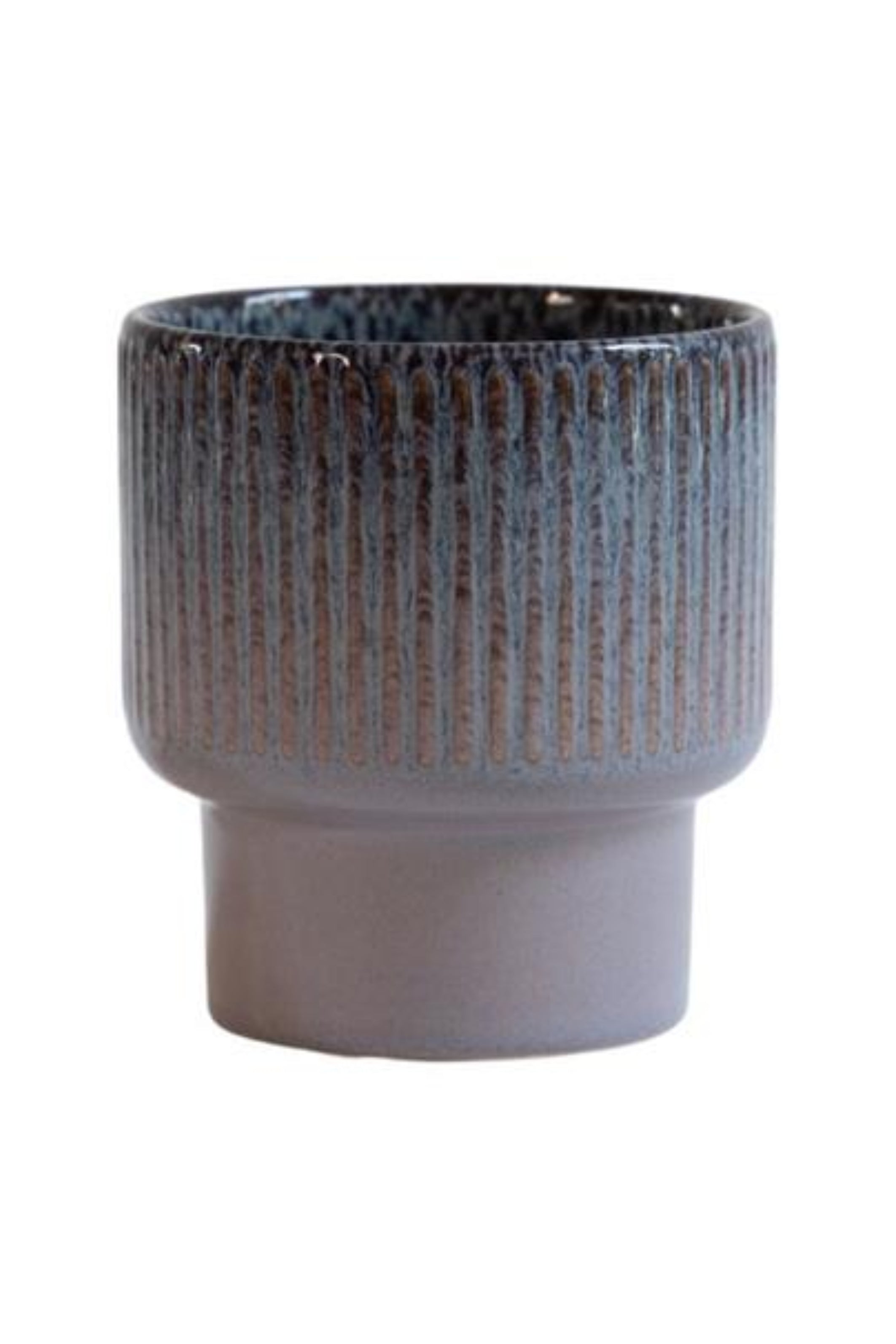 Bloempot Dodo reactive Blauw/Paars 28,5x26cm