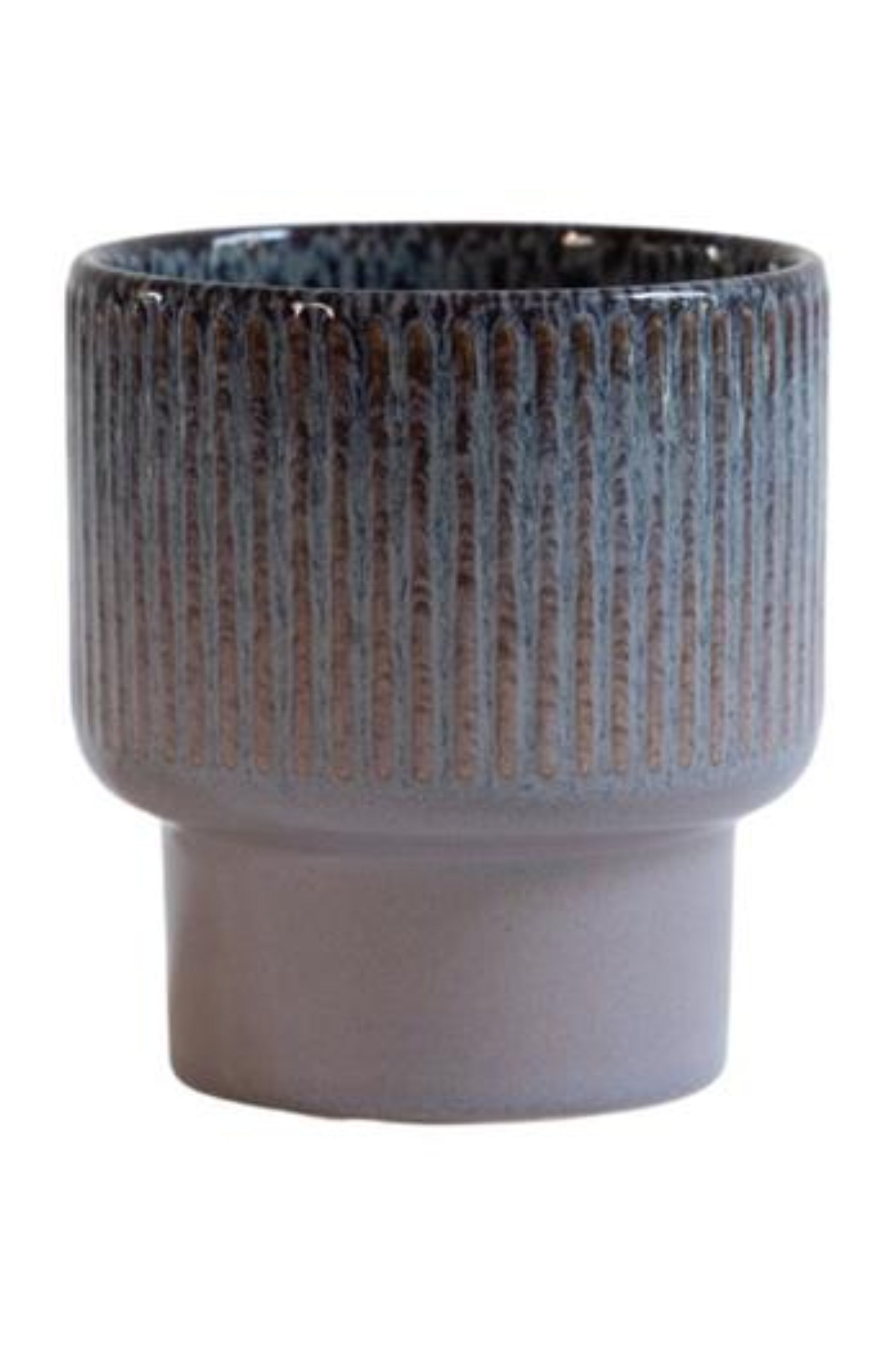 Bloempot Dodo reactive Blauw/Paars 28,5x29cm