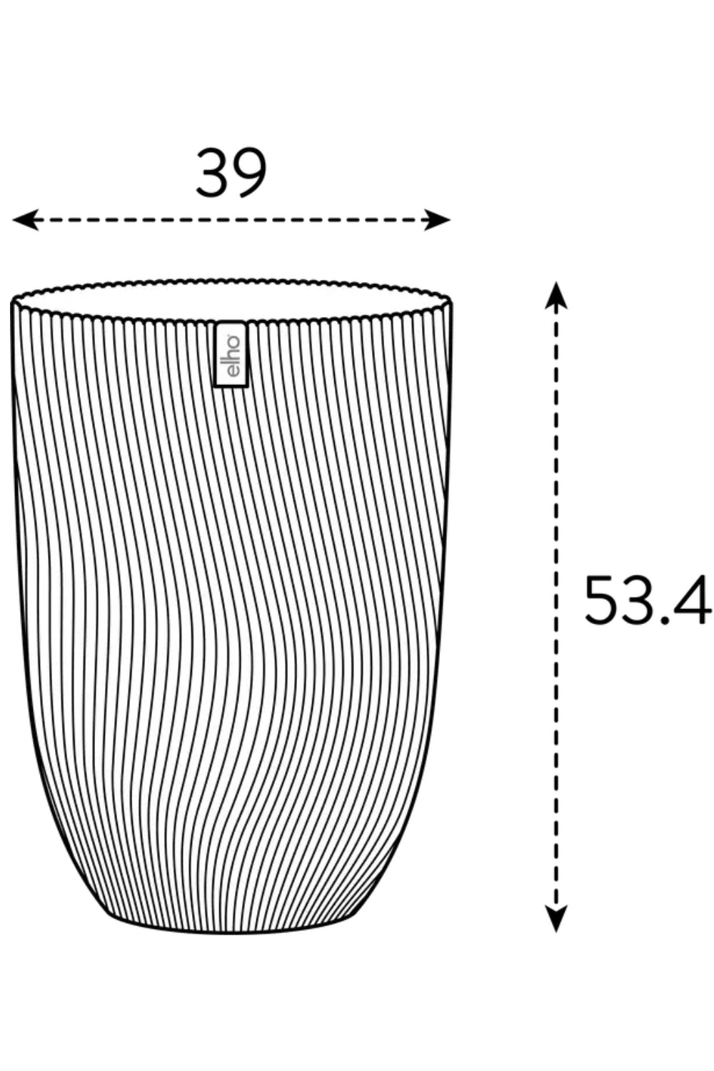 Bloempot Elho Sereh Koele Klei 40cm