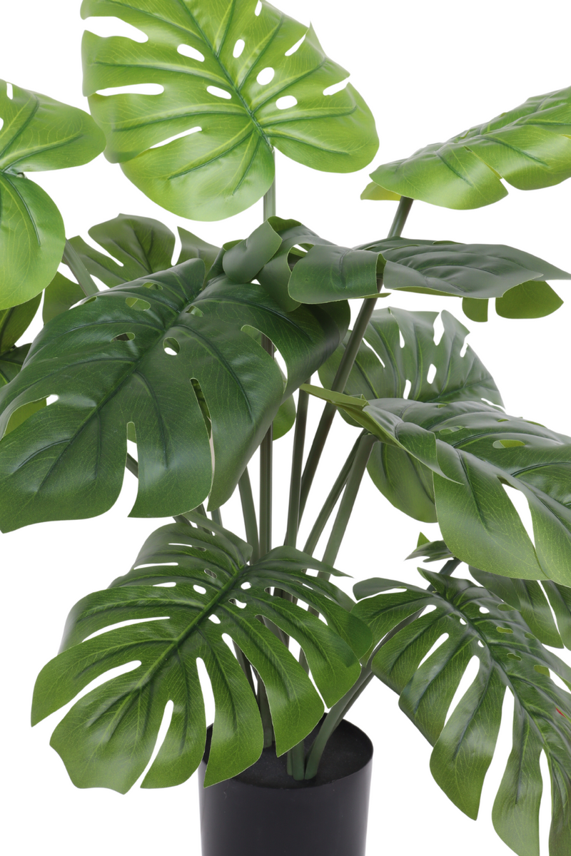 zijaanzicht monstera kunstplant 80cm