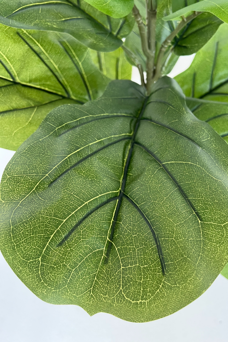 details blad ficus kunstplant 60cm
