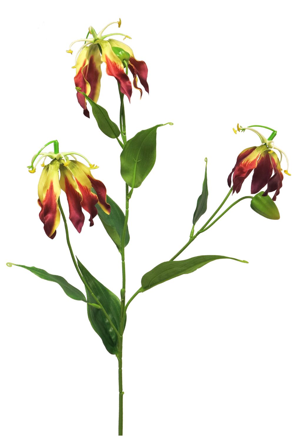 Gloriosa Kunstbloem 84cm Burgundy
