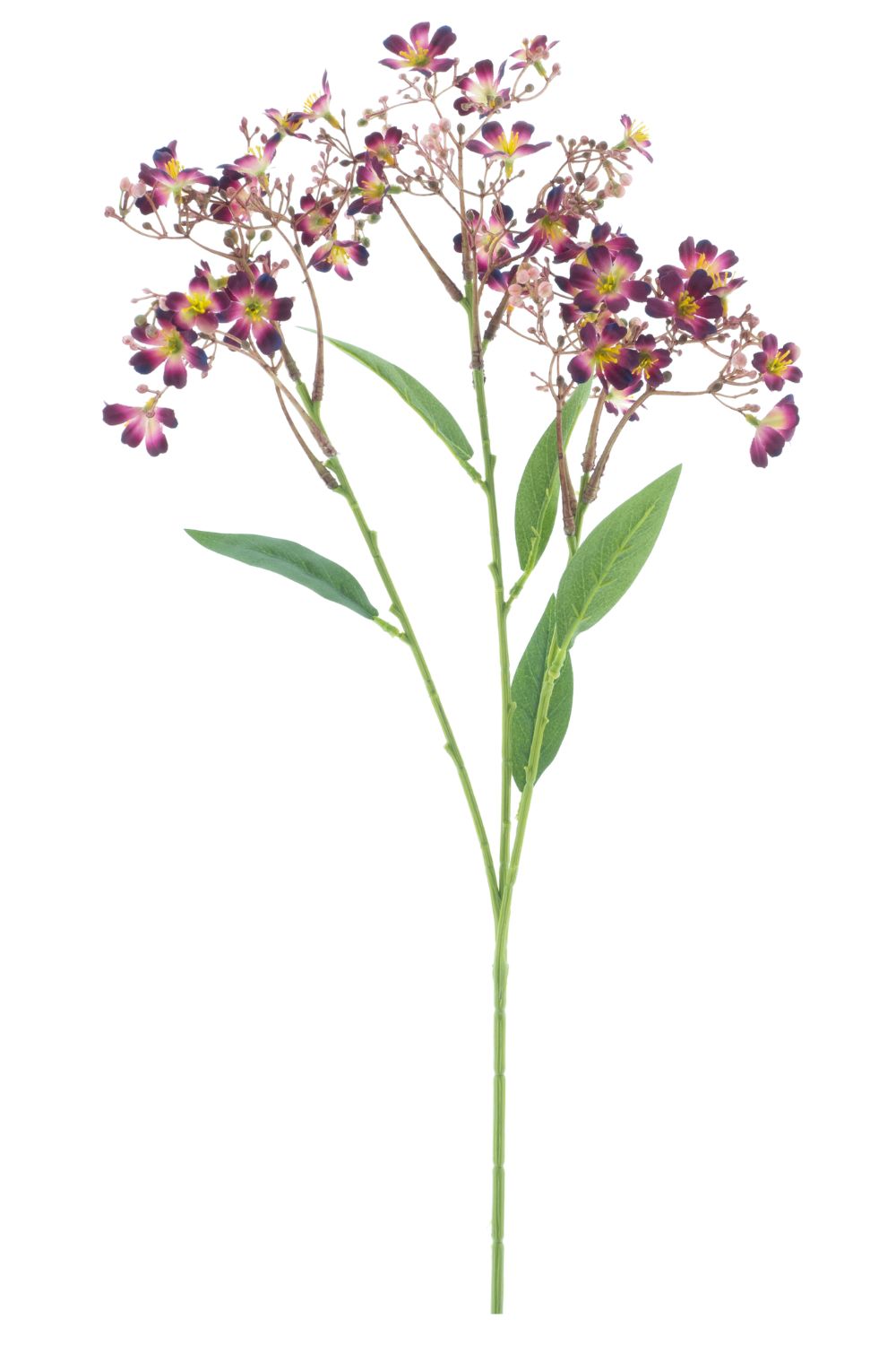 Daphne Kunstbloem 72cm Paars/Rood