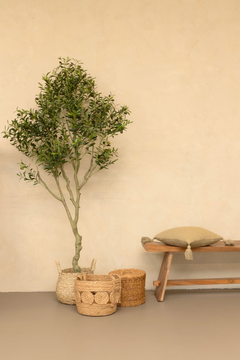 sfeerbeeld kunst olijfboom 210cm