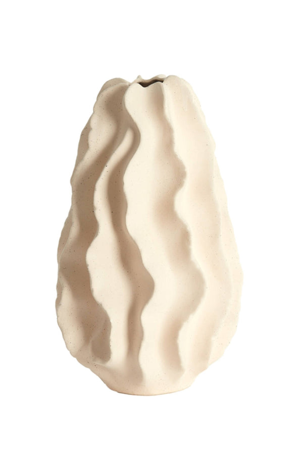 Vaas Nelani 22,5x37,5cm Keramiek Creme
