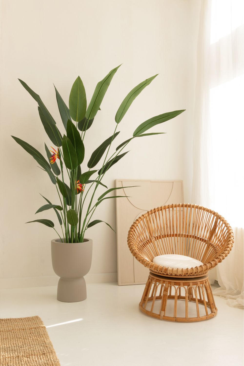 Strelitzia Kunstplant Met Bloem 180cm