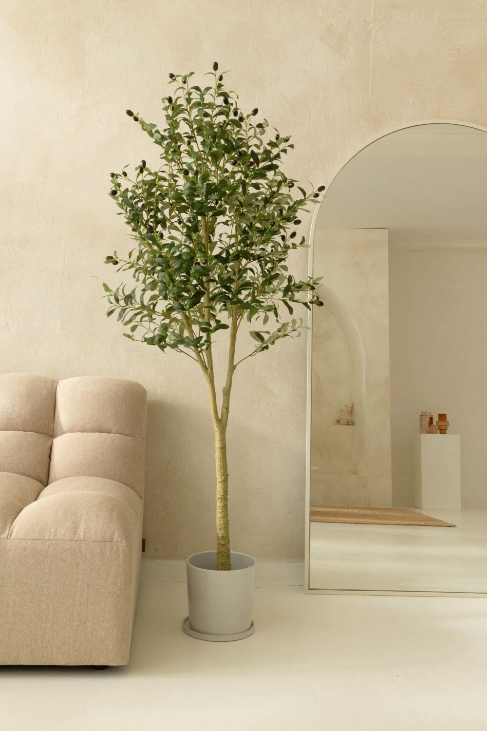 sfeerbeeld kunst olijfboom 180cm