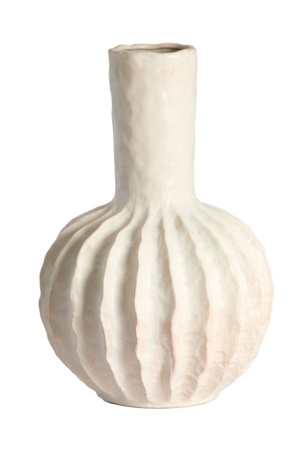 Vaas Senago 34x50cm Keramiek Creme