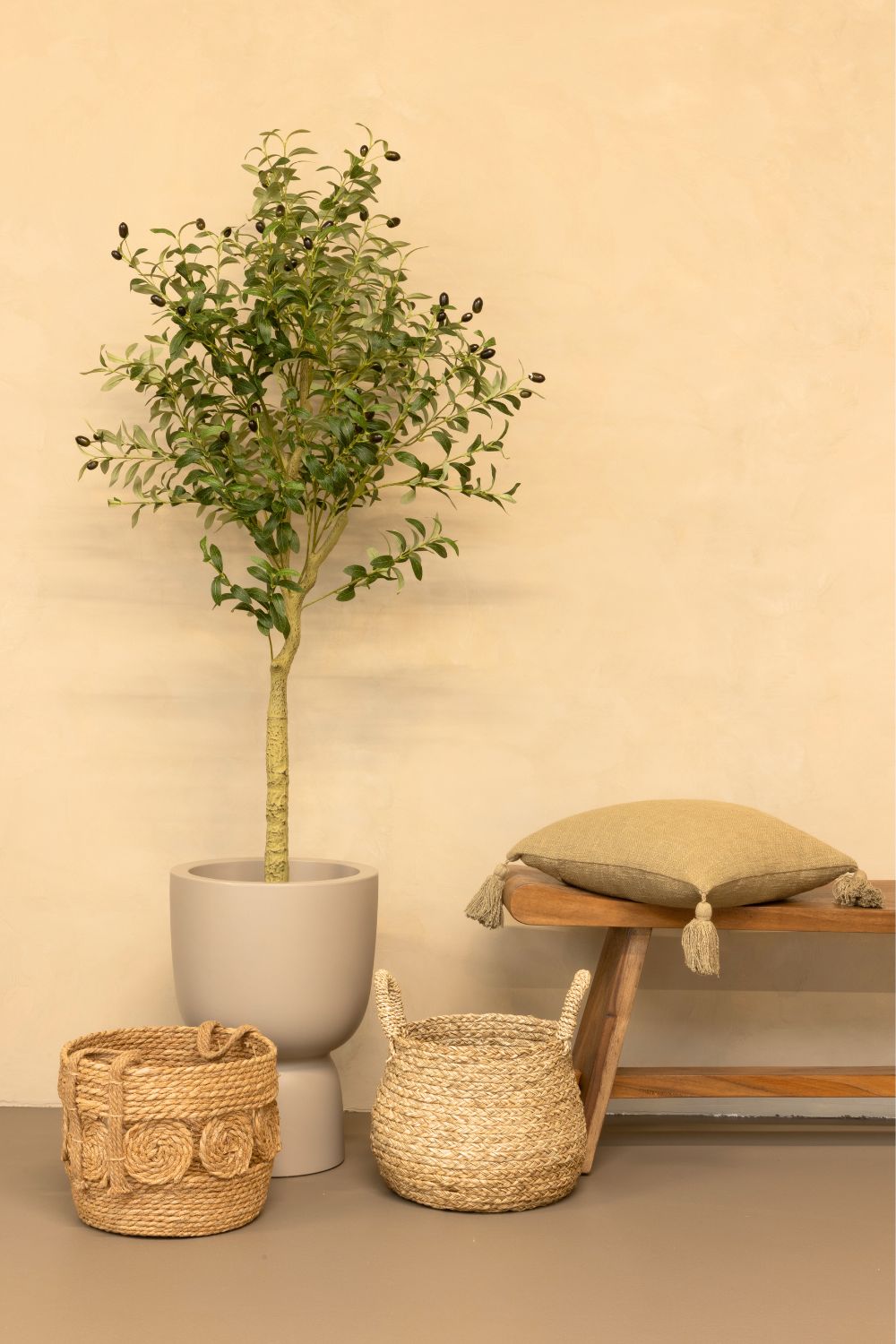 sfeerimpressie kunst olijfboom 150cm 