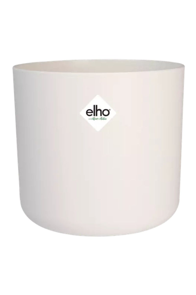 Bloempot Elho B.for soft round 16cm silky white