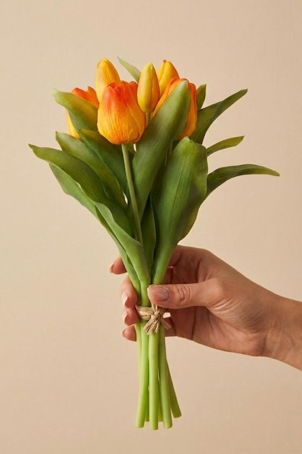 Kunsttulpen Vermeer Oranje 31 cm