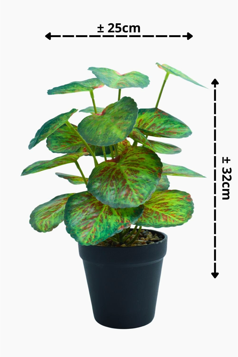 Taro kunstplant 32cm - prettyplants