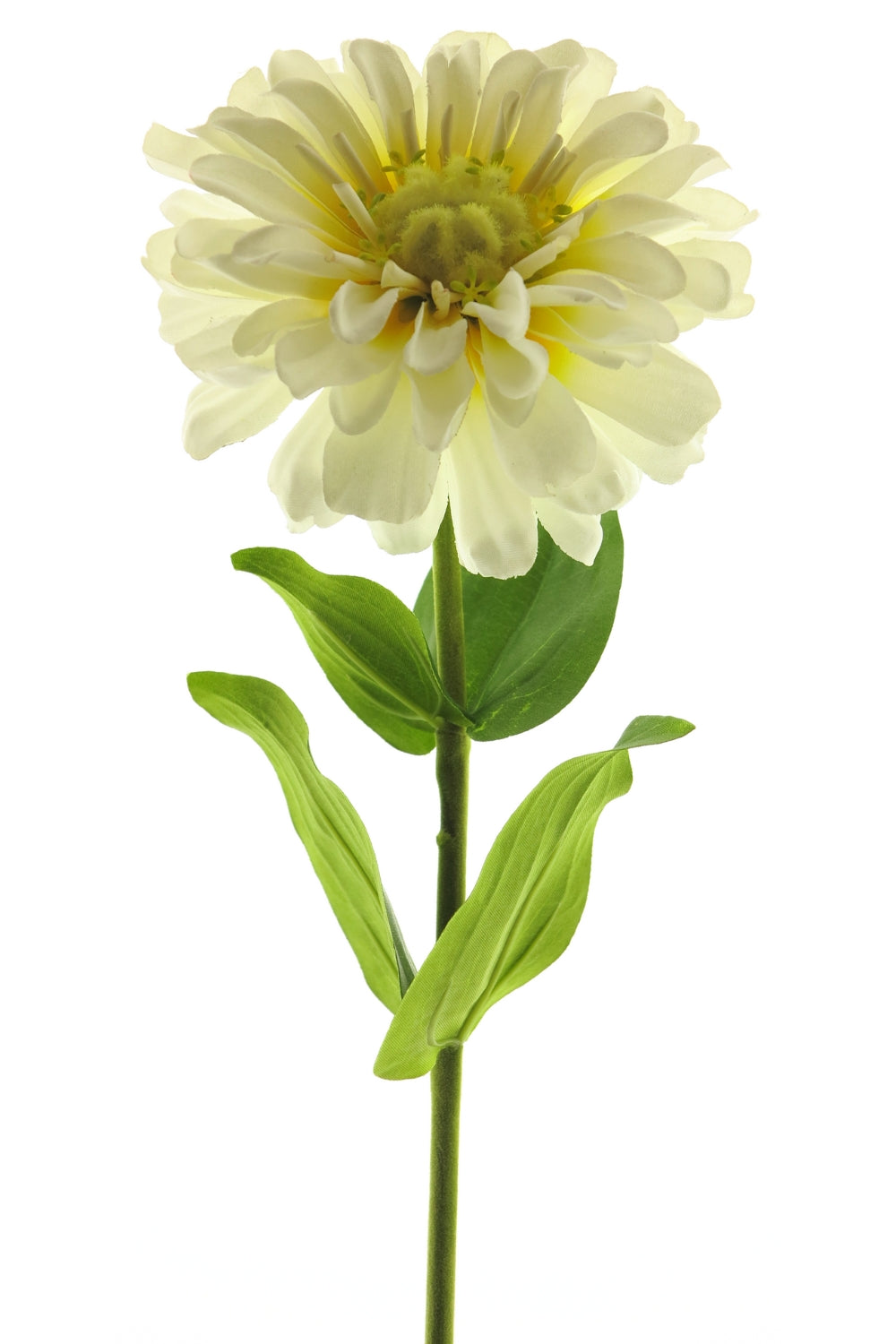 Zinnia Kunstbloem 58cm Creme