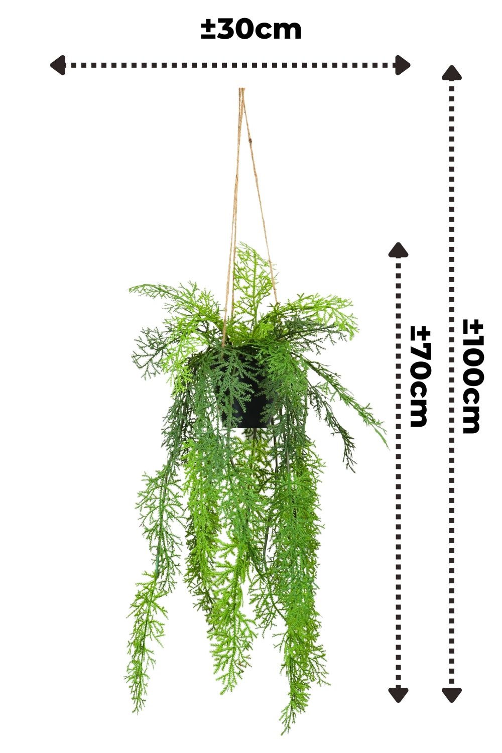 Varen Kunst Hangplant 100cm