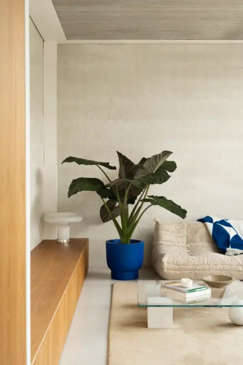 Bloempot Elho Amber grail 30cm Royal Blue