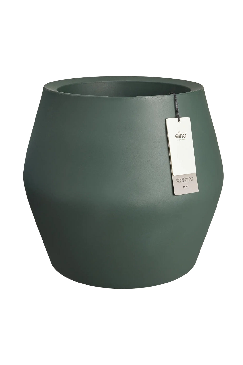 Bloempot Elho June split low 42cm smaragd groen