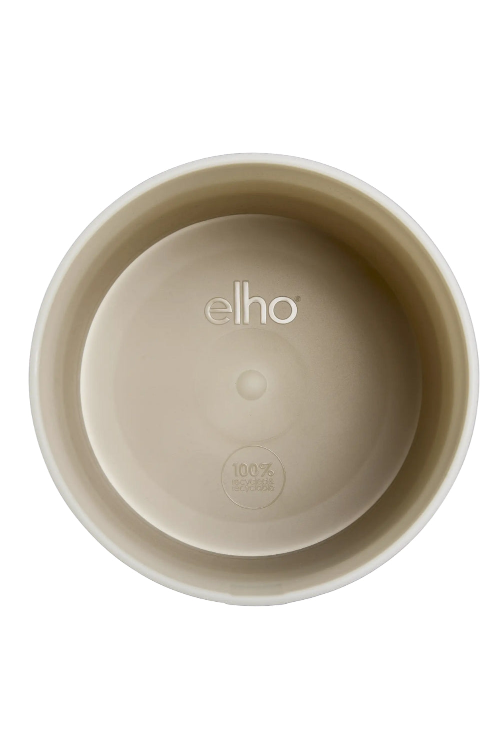 Bloempot Elho colour gradient rond 14cm zandsteen beige