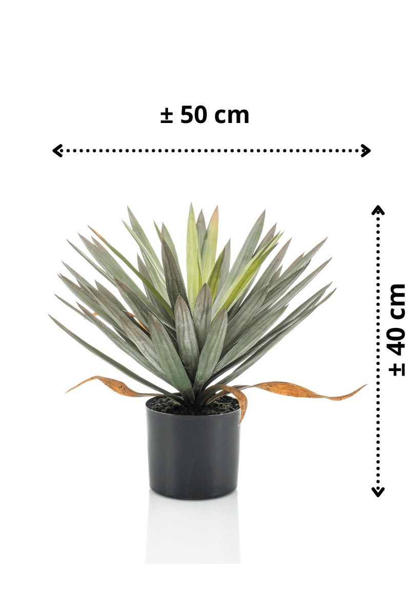 afmetingen Yucca Kunstplant 50cm