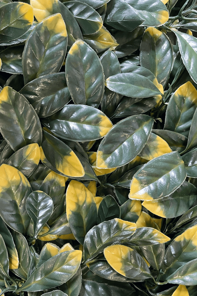 bladeren Kunsthaag Prunus 50x50cm UV