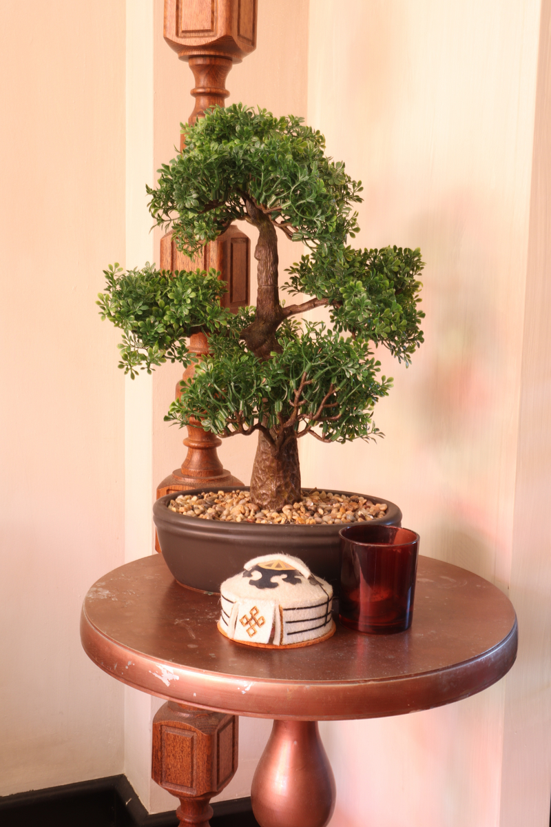Bonsai Mini kunstplant 43cm sfeerbeeld