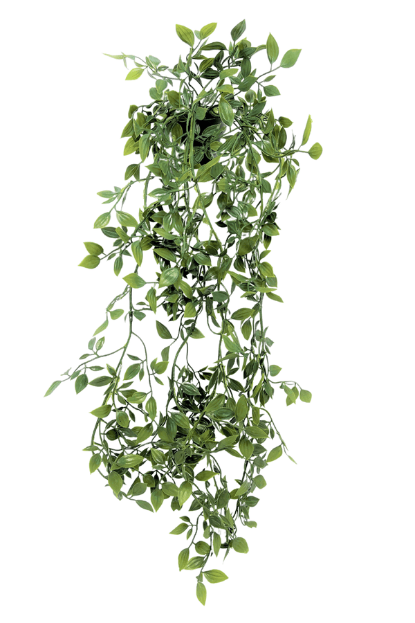 Kunst Hangplant Groen 75cm
