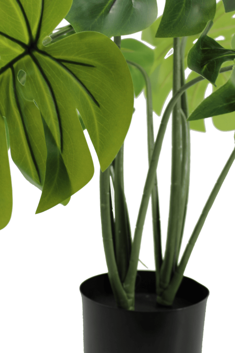 stam en blad Monstera Kunstplant 65cm