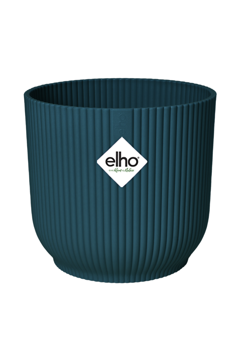 Bloempot Elho Vibes Fold rond 14 cm Deep Blue